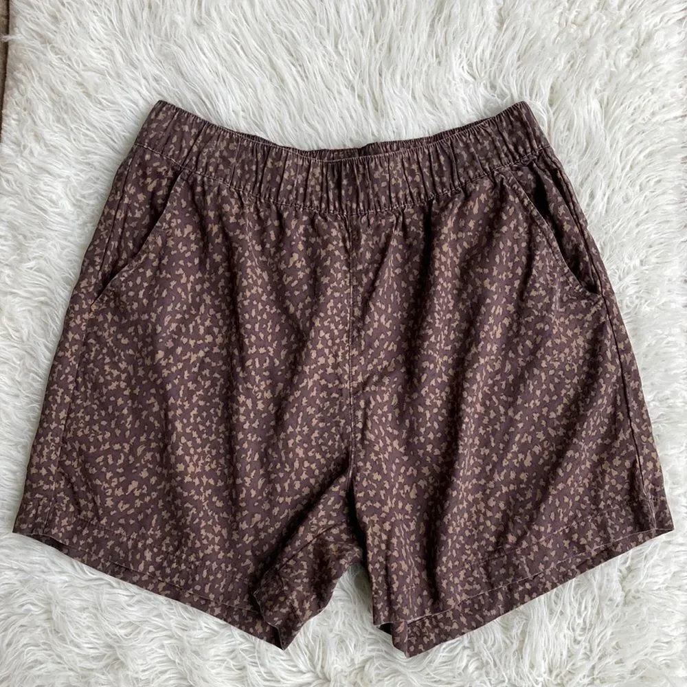 Social Standard By Sanctuary Cheetah Print Pull On Shorts Size L